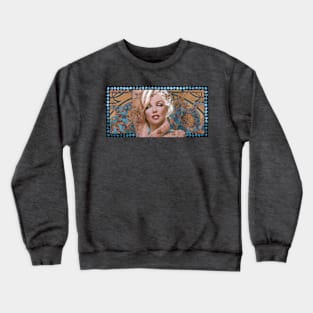 MM mucha 2 turquoise Crewneck Sweatshirt